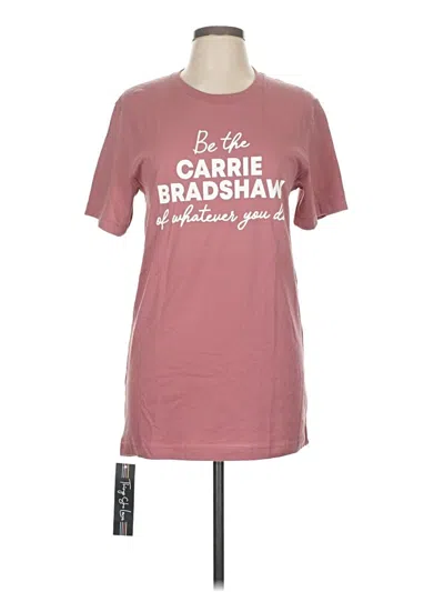 Assorted Brands Short Sleeve T-shirt In Pink