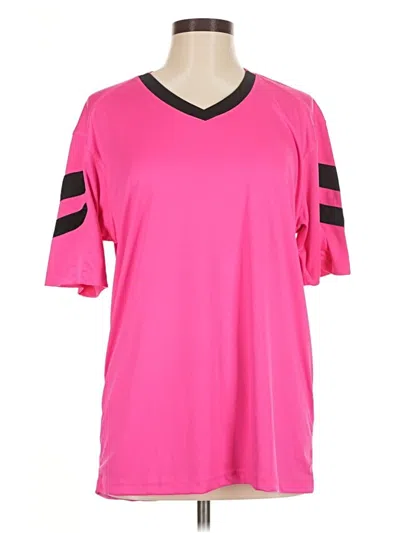 Pre-owned Assorted Brands Short Sleeve T-shirt In Pink