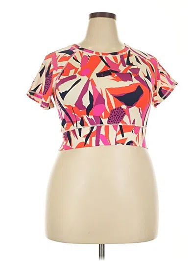 Pre-owned Assorted Brands Short Sleeve T-shirt In Pink