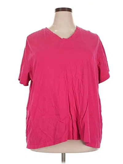 Pre-owned Assorted Brands Short Sleeve T-shirt In Pink