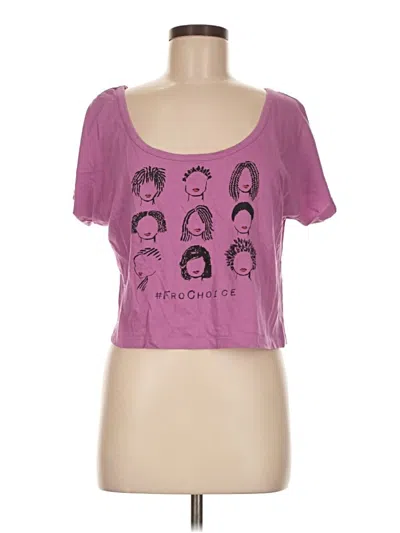 Pre-owned Assorted Brands Short Sleeve T-shirt In Pink