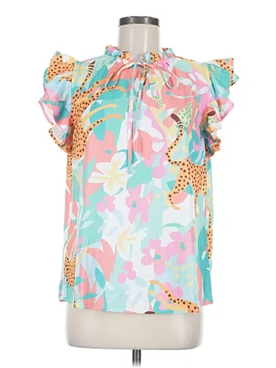 Pre-owned Assorted Brands Short Sleeve T-shirt In Pink