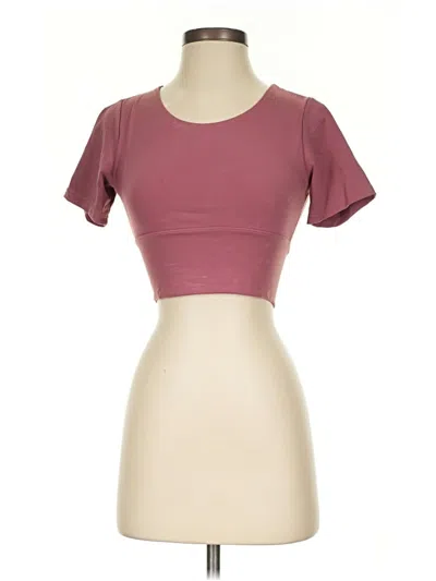 Pre-owned Assorted Brands Short Sleeve T-shirt In Pink