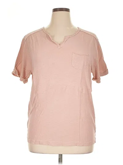 Pre-owned Assorted Brands Short Sleeve T-shirt In Pink