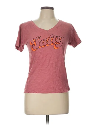 Pre-owned Assorted Brands Short Sleeve T-shirt In Pink
