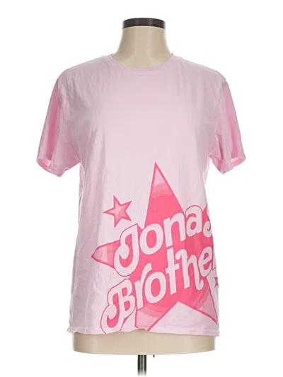 Pre-owned Assorted Brands Short Sleeve T-shirt In Pink