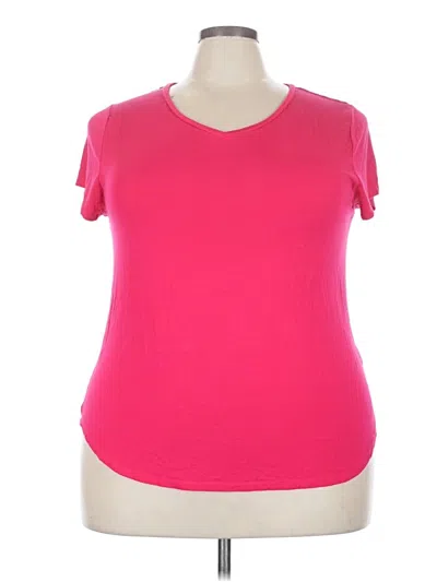 Pre-owned Assorted Brands Short Sleeve T-shirt In Pink