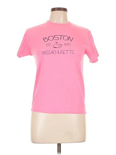 Pre-owned Assorted Brands Short Sleeve T-shirt In Pink