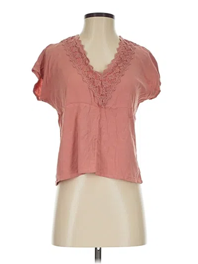 Pre-owned Assorted Brands Short Sleeve T-shirt In Pink