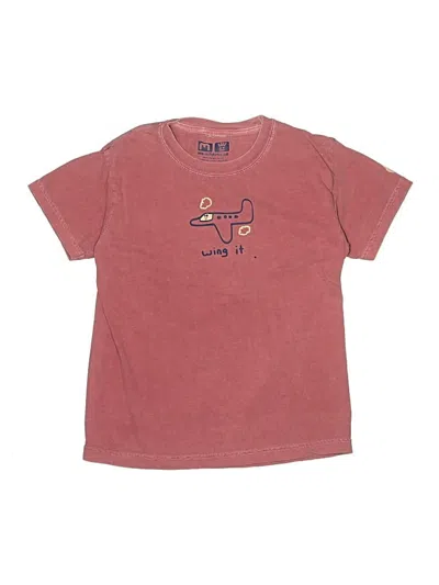 Pre-owned Assorted Brands Kids' Short Sleeve T-shirt In Pink
