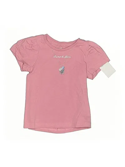 Pre-owned Assorted Brands Kids' Short Sleeve T-shirt In Pink