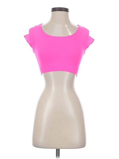 Pre-owned Assorted Brands Short Sleeve T-shirt In Pink