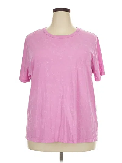 Pre-owned Assorted Brands Short Sleeve T-shirt In Pink