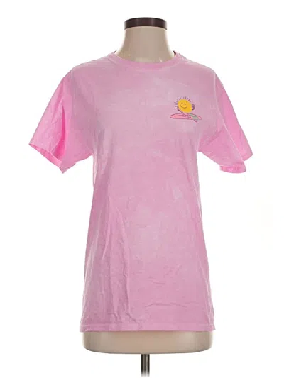 Pre-owned Assorted Brands Short Sleeve T-shirt In Pink