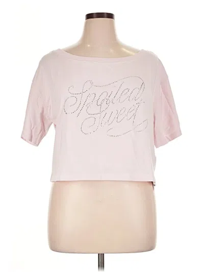 Pre-owned Assorted Brands Short Sleeve T-shirt In Pink