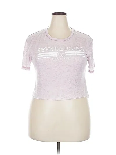 Pre-owned Assorted Brands Short Sleeve T-shirt In Pink