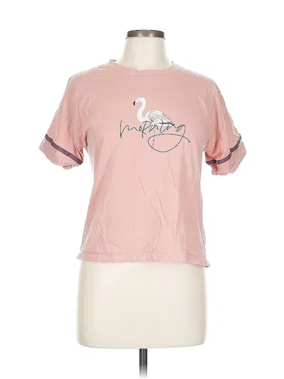 Pre-owned Assorted Brands Short Sleeve T-shirt In Pink