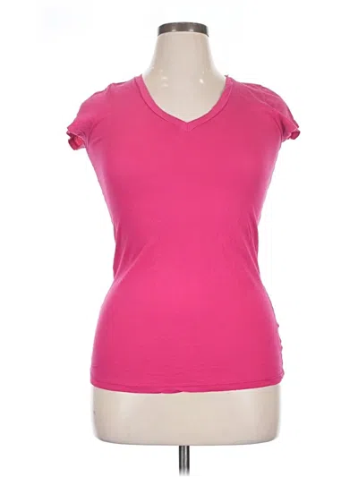 Pre-owned Assorted Brands Short Sleeve T-shirt In Pink