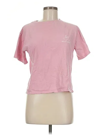 Pre-owned Assorted Brands Short Sleeve T-shirt In Pink