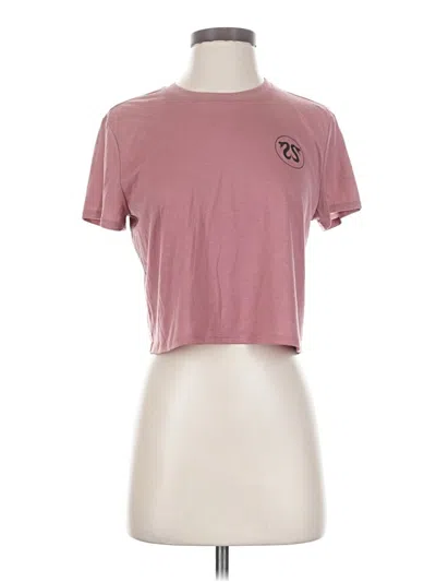 Pre-owned Assorted Brands Short Sleeve T-shirt In Pink