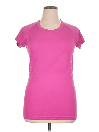 Pre-owned Assorted Brands Short Sleeve T-shirt In Pink