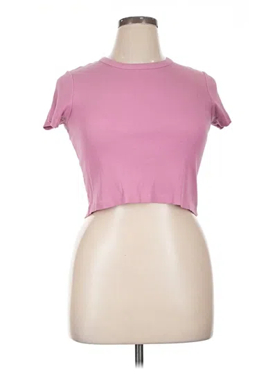 Pre-owned Assorted Brands Short Sleeve T-shirt In Pink