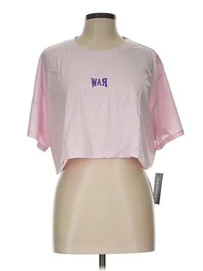 Assorted Brands Short Sleeve T-shirt In Pink