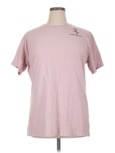 Pre-owned Assorted Brands Short Sleeve T-shirt In Pink