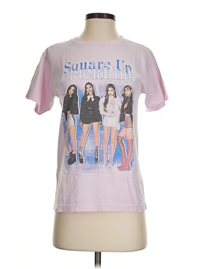 Pre-owned Assorted Brands Short Sleeve T-shirt In Pink