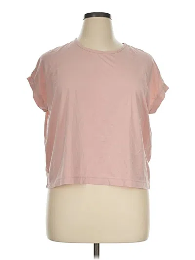 Pre-owned Assorted Brands Short Sleeve T-shirt In Pink