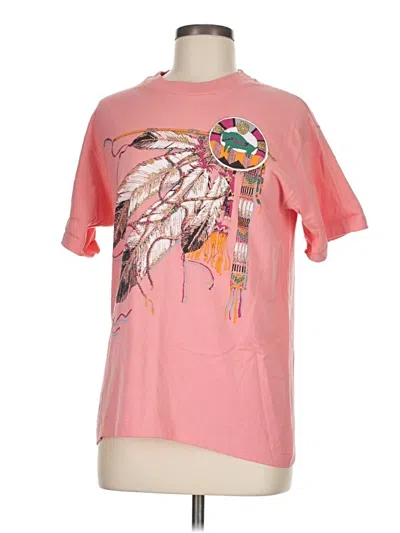 Pre-owned Assorted Brands Short Sleeve T-shirt In Pink