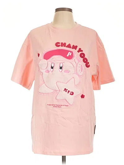 Assorted Brands Short Sleeve T-shirt In Pink