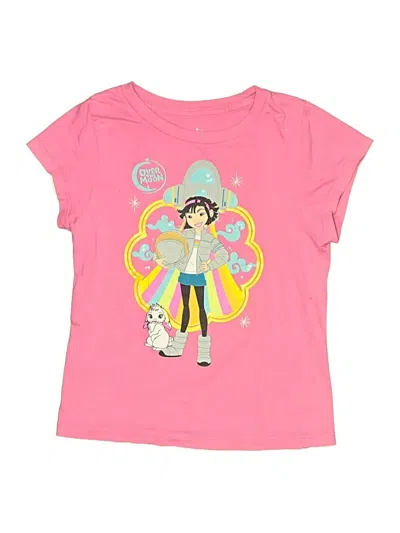 Pre-owned Assorted Brands Kids' Short Sleeve T-shirt In Pink