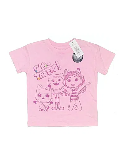 Pre-owned Assorted Brands Kids' Short Sleeve T-shirt In Pink