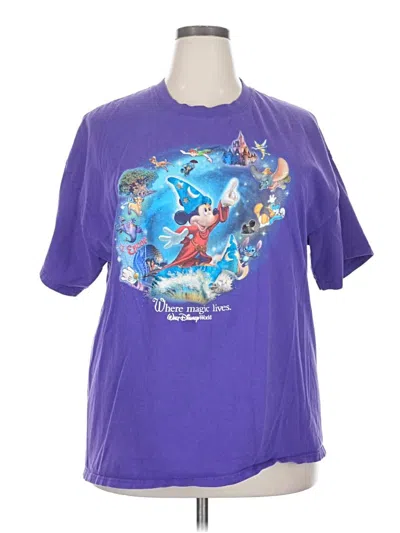 Pre-owned Assorted Brands Short Sleeve T-shirt In Purple