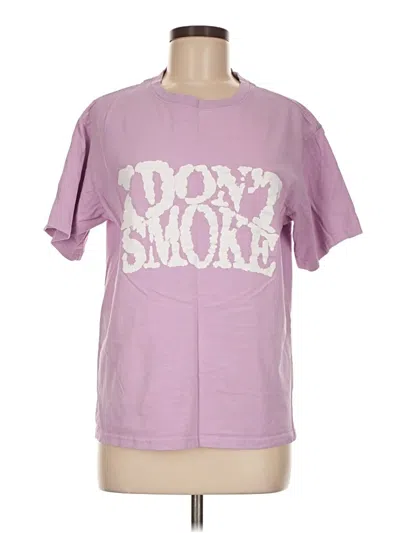 Pre-owned Assorted Brands Short Sleeve T-shirt In Purple