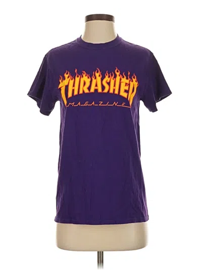 Pre-owned Assorted Brands Short Sleeve T-shirt In Purple