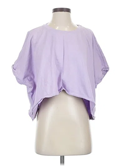 Pre-owned Assorted Brands Short Sleeve T-shirt In Purple