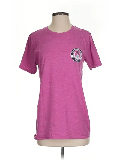 Pre-owned Assorted Brands Short Sleeve T-shirt In Purple