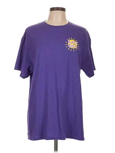 Pre-owned Assorted Brands Short Sleeve T-shirt In Purple