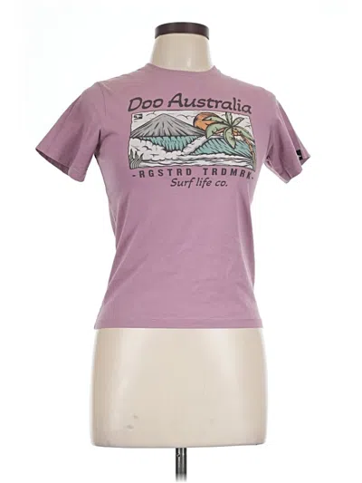 Pre-owned Assorted Brands Short Sleeve T-shirt In Purple