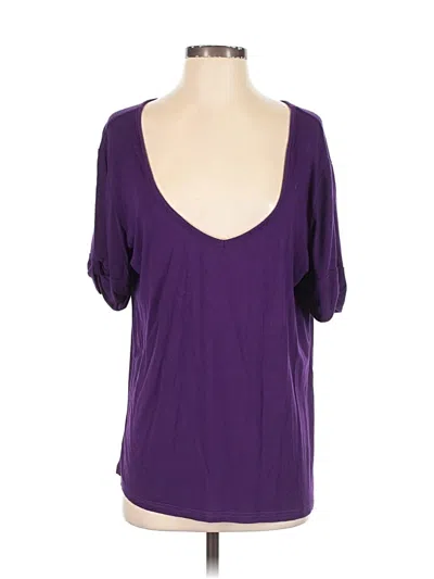 Pre-owned Assorted Brands Short Sleeve T-shirt In Purple