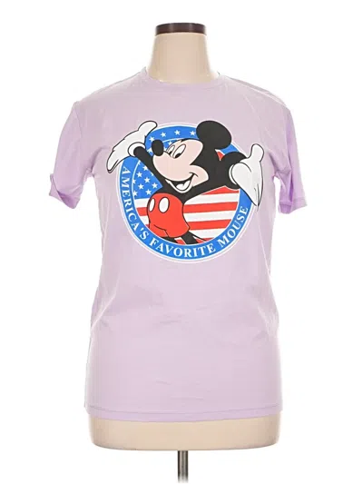 Pre-owned Assorted Brands Short Sleeve T-shirt In Purple