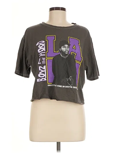 Pre-owned Assorted Brands Short Sleeve T-shirt In Purple