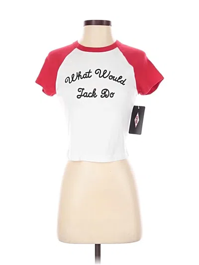 Pre-owned Assorted Brands Short Sleeve T-shirt In Red
