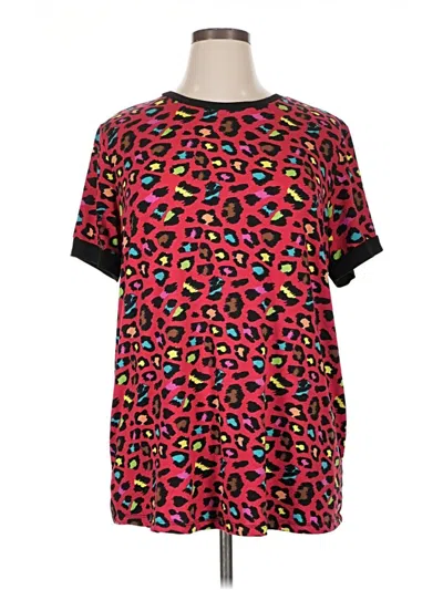 Pre-owned Assorted Brands Short Sleeve T-shirt In Red