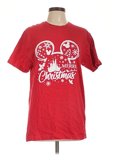 Pre-owned Assorted Brands Short Sleeve T-shirt In Red