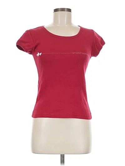 Pre-owned Assorted Brands Short Sleeve T-shirt In Red