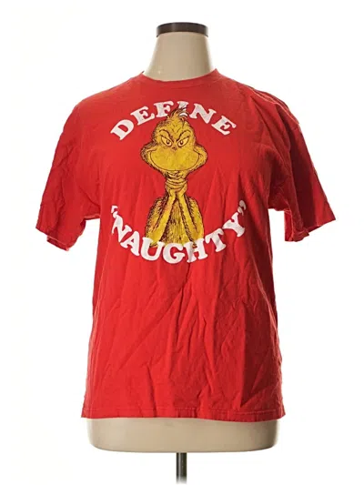 Pre-owned Assorted Brands Short Sleeve T-shirt In Red