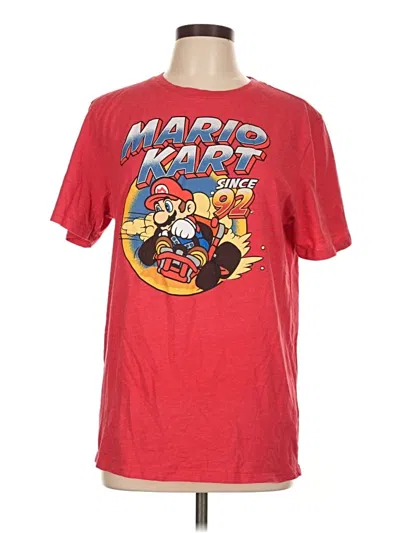 Pre-owned Assorted Brands Short Sleeve T-shirt In Red